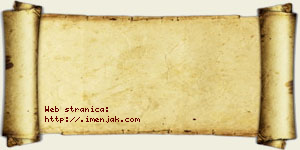 Anđelka Pljakić vizit kartica